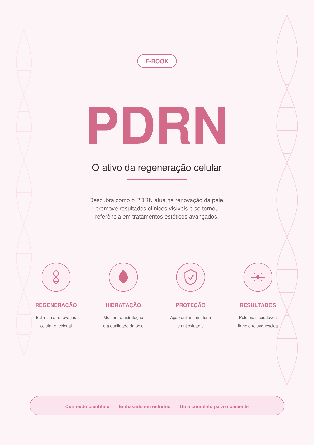 Capa do ebook PDRN — Guia Completo do Paciente